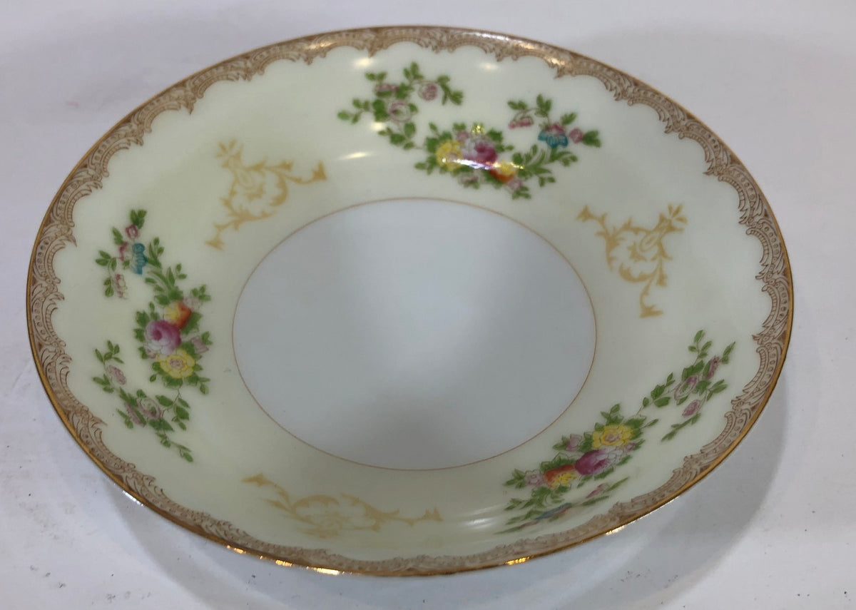 Vintage MEITO China Flora Hand-Painted Japan Dinnerware Collection
