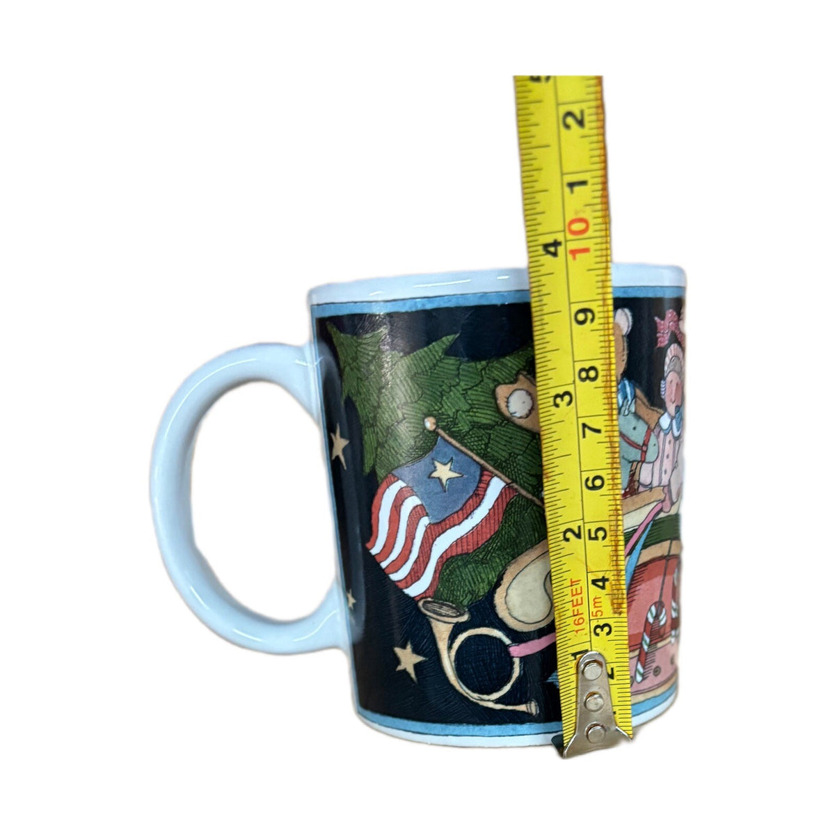 SUSAN WINGET 2-Mugs Certified Int’l Winter Coffee Tea Ceramic Holiday Cups