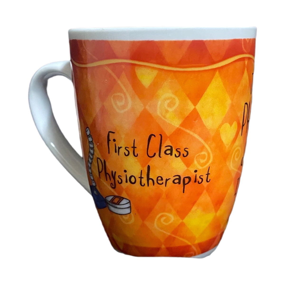 History & Heraldry Mug FIRST CLASS PHYSIOTHERAPIST Fine Porcelain Coffee Tea Cup