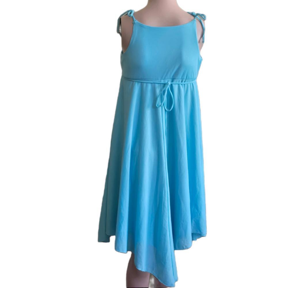 I.N.Girl Stunning Light Blue Flowy Midi Dress Size 16