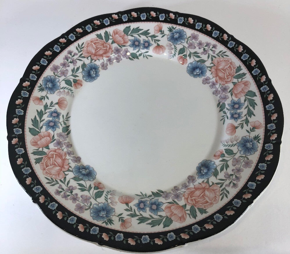 Sango ELIZABETH GRAY Chop Plate/Claremore  Collection 8104 Korea Oven Safe