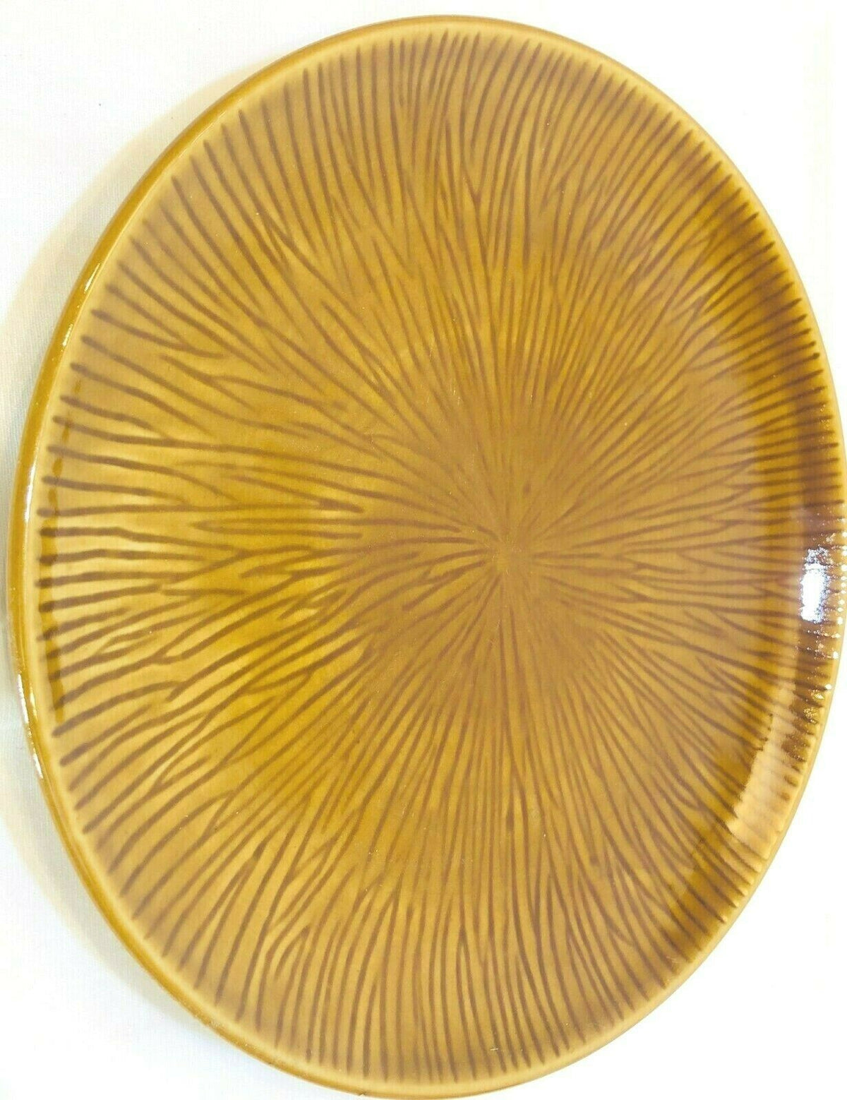 Tabletops Gallery Westwood Set of 3 Dinner Plates Handcrafted Brown Textured