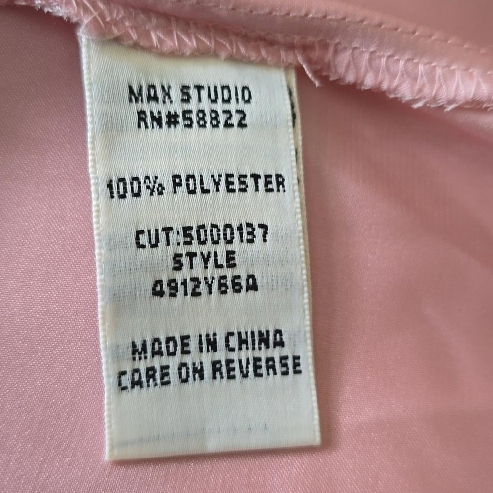 Max Studio Sleeveless Shift Dress Pink Floral XS Knee Length