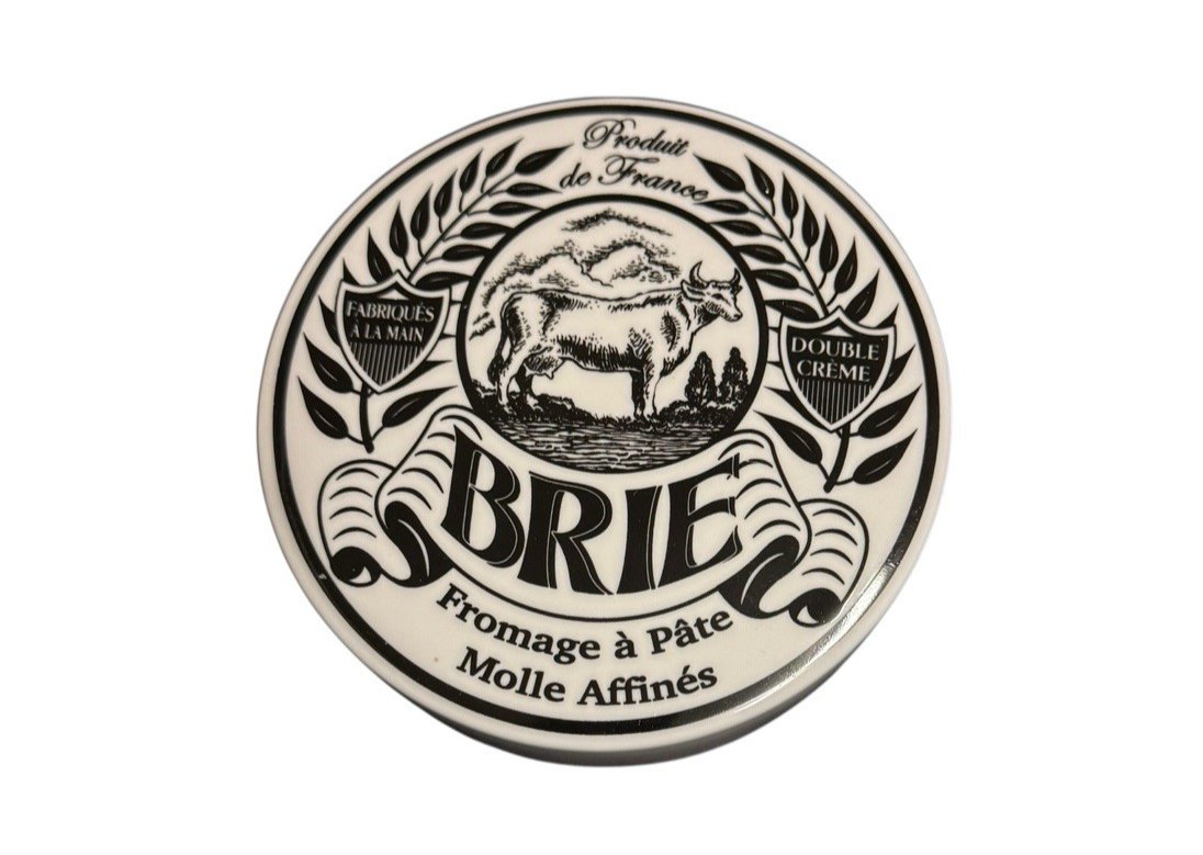 Twos Company Cook With Love Brie Baker 4 5/8” Cheese Crock