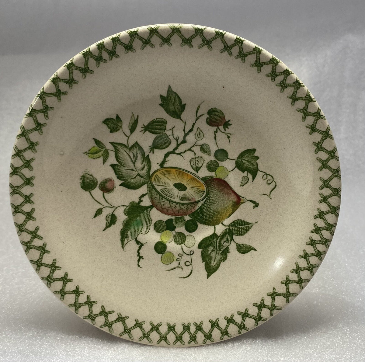 Staffordshire 4-Berry Fruit Bowls Old Granite Johnson Brothers Arbor 5”D England