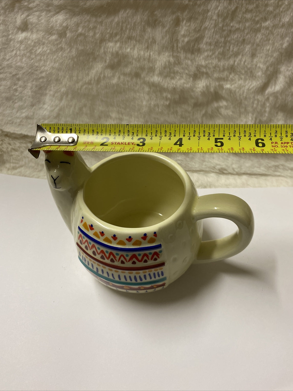 Modern Gourmet Foods Llama Alpaca 3D Ceramic Coffee Mug Cup 16oz
