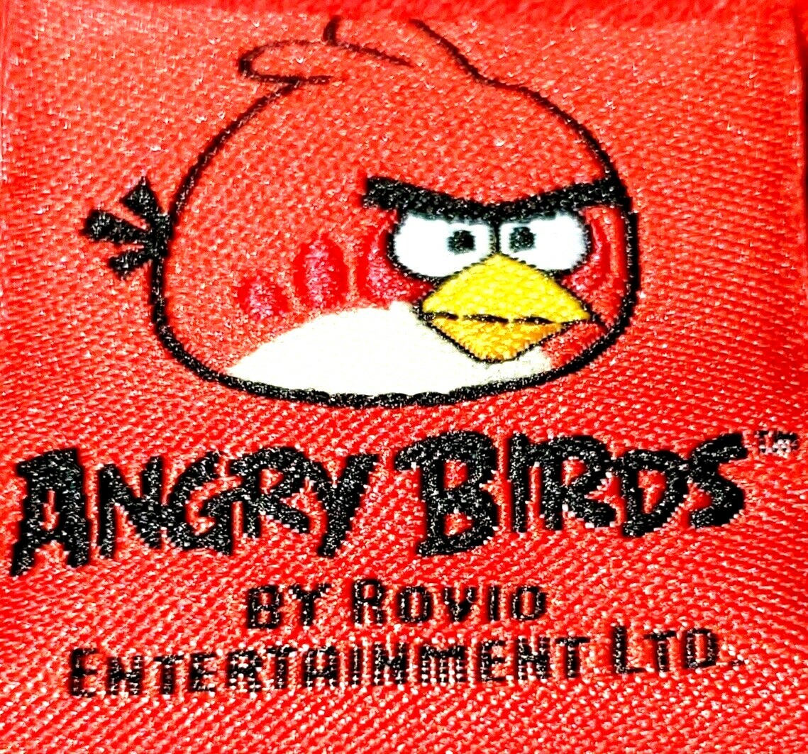 Angry Birds Boys Youth Red Graphic T-Shirt Size 14/16 Short Sleeve Cartoon Tee
