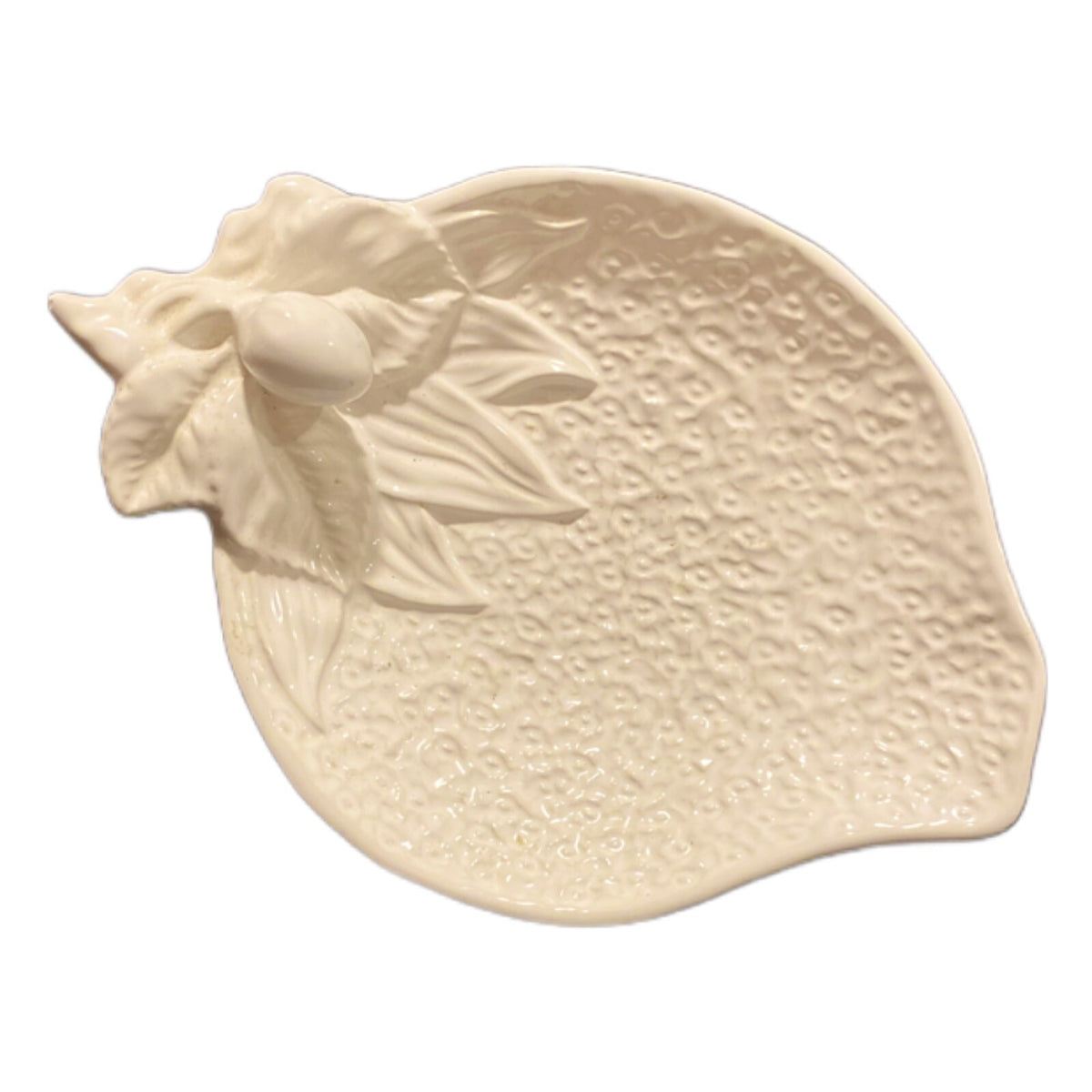 BORDALLO PINHEIRO Portugal Dish White Strawberry Shaped Olive Candy Chocolate
