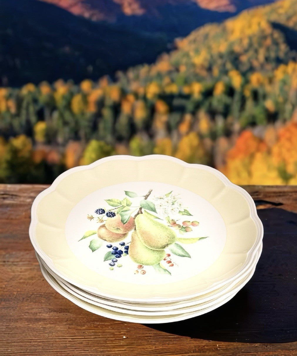 Lenox Pear Blossom Plates Set of 5 – Catherine McClung Orchard in Bloom 11” D