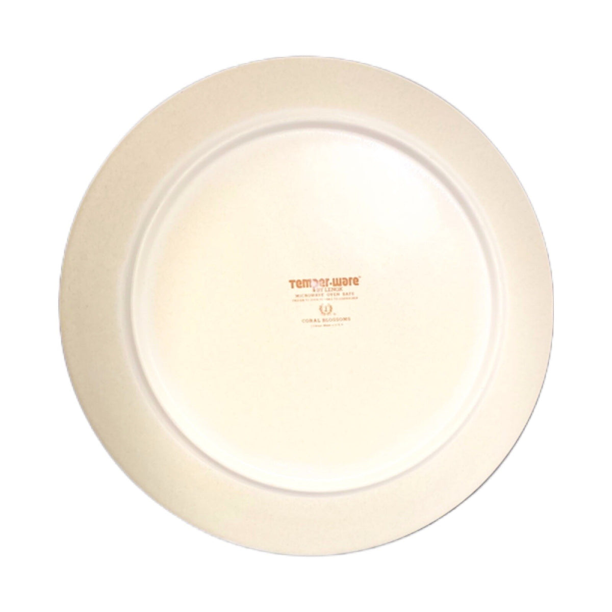 Lenox Coral Blossoms Set Of 5-Dinner Plates Temper Ware Freezer to Oven to Table