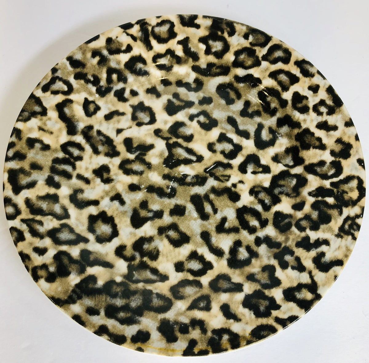 LEOPARD Tienshan Fine China Dinnerware Collection Animal Print Brown Tan Black