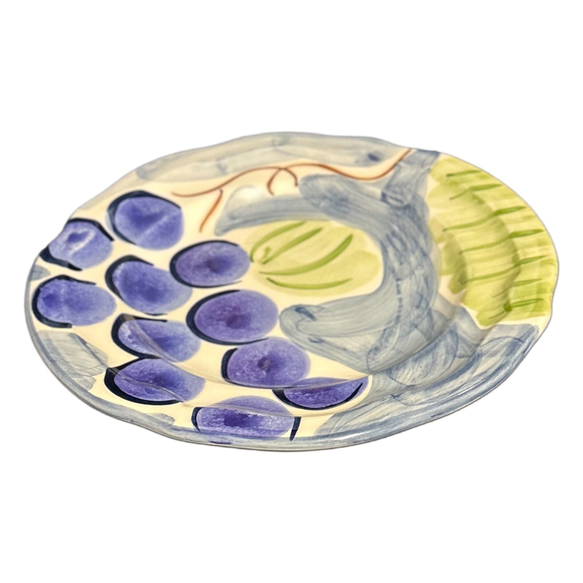The Cellar 5 Salad Plates Portugal Scalloped Ceramic Dish Federated Dept. Stores