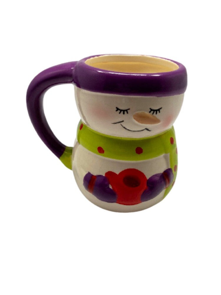 BAY ISLAND Snowman Ceramic Coffee Mug / Cup