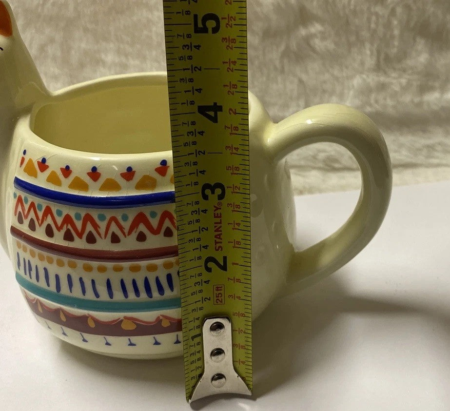 Modern Gourmet Foods Llama Alpaca 3D Ceramic Coffee Mug Cup 16oz