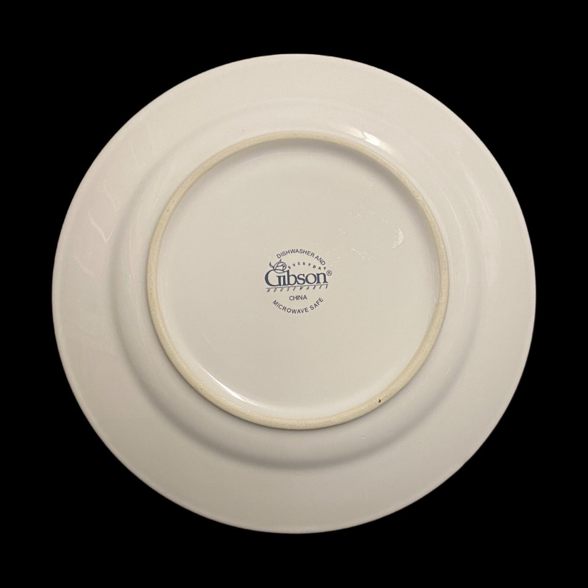 Gibson Designs AVIARA 5-Salad Plates Yellow Green Bird Houses Dessert 7 3/4" D