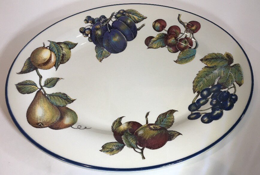 Pier 1 Imports Macintosh 14" L Oval Serving Platter Earthenware - England