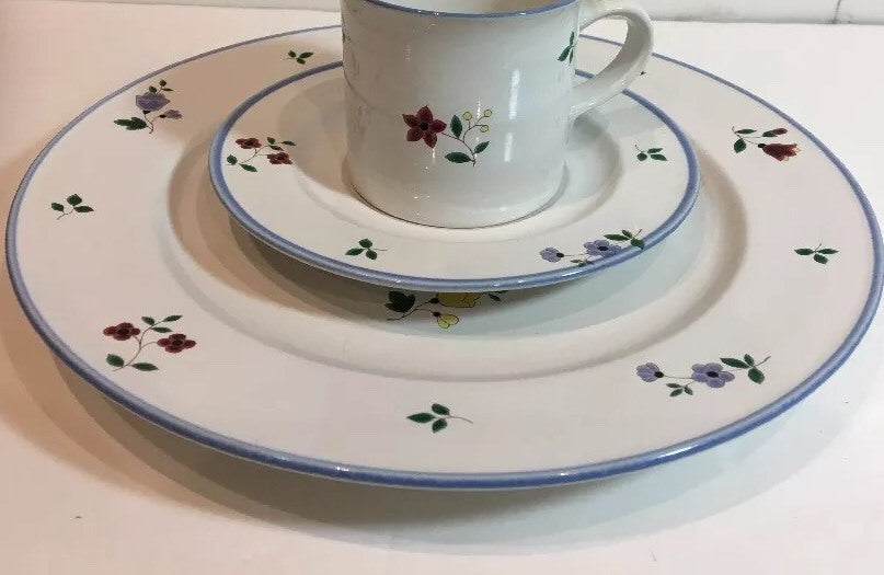 Savoir Vivre "CHATEAU FLEUR" Ceramic 5 Piece Place Setting Set for 1 japan JJ038
