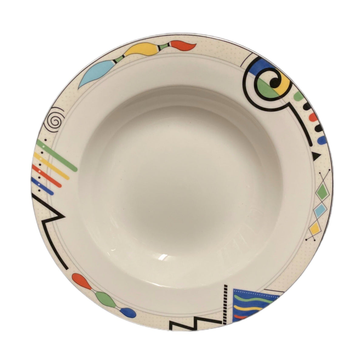 Mikasa HEADLINE 4 Rim Soup Bowls Ultimata + Super Strong Fine China HK 232