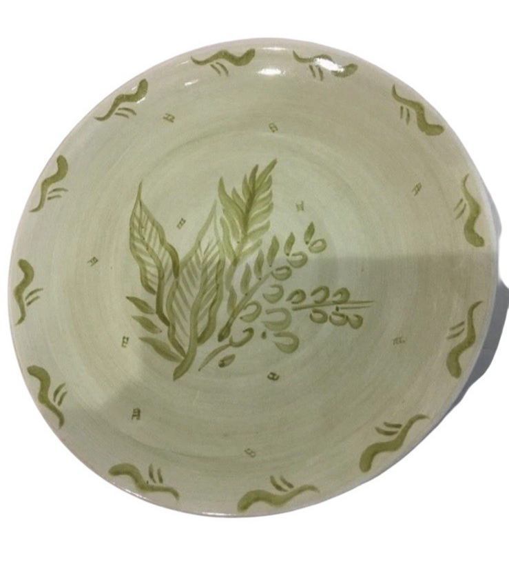 Trish Richman At Home Garden Vegetable Salad Plates Set of 4
