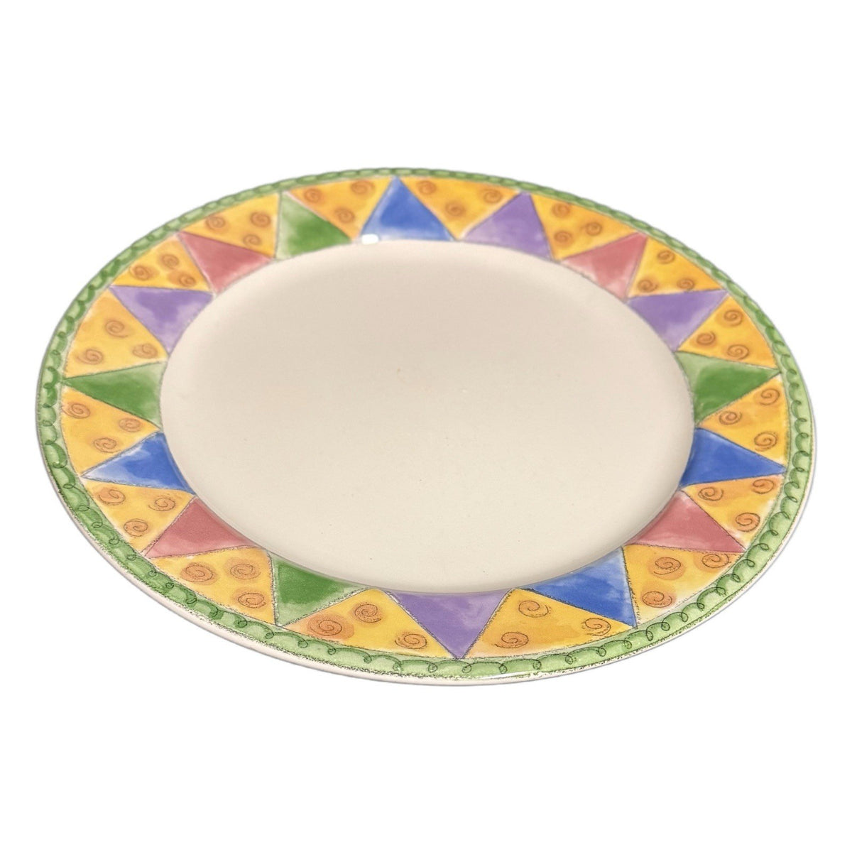 Sango Sue Zipkin 2-Dinner Plates  Marzipan 10 5/8" D Oven Safe 3025