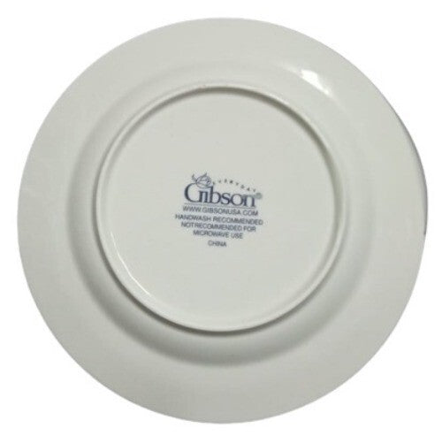 Gibson Designs Magnolia Bloom Set of 4 Salad Plates 7 5/8” Floral China