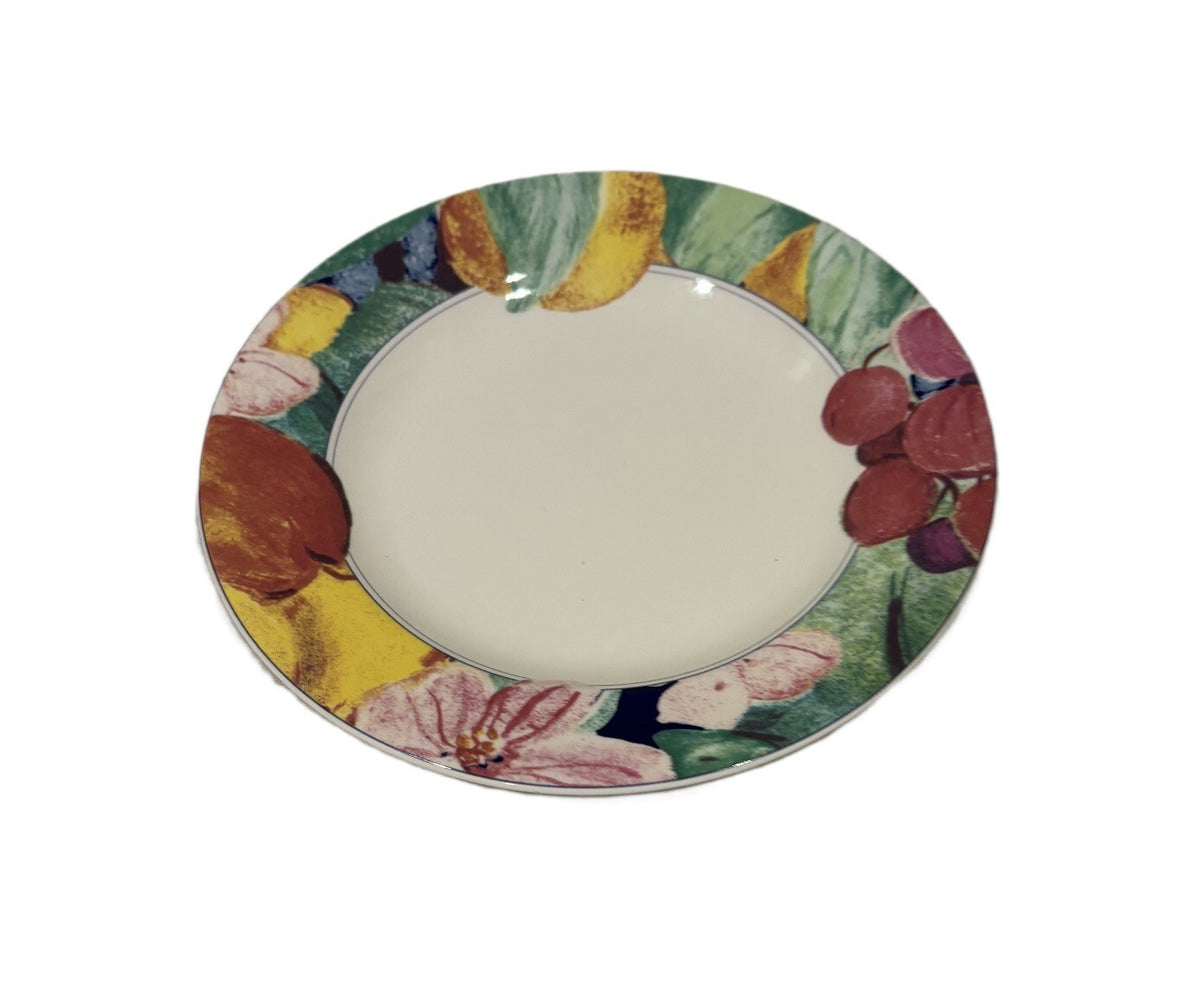 Mikasa Maxima EXOTIC GARDEN 9-Bread & Butter Plates Ceramic Appetizer Dessert