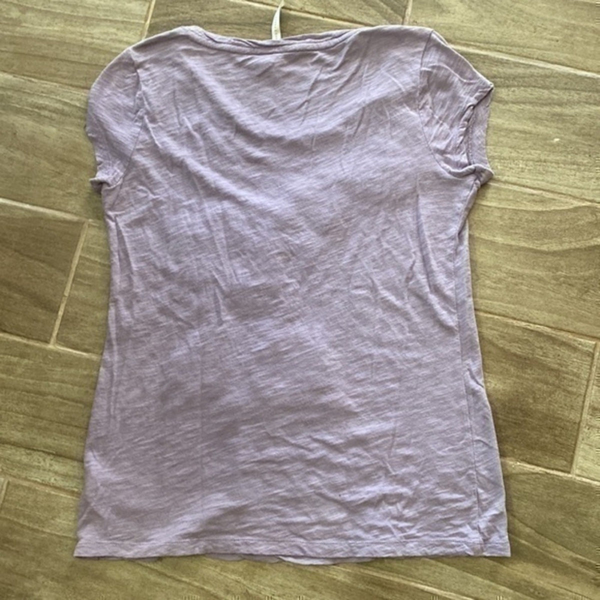 Lauren Conrad LC Raised Flowers & Bead Embellished Top T-Shirt Small Cap Sleeves