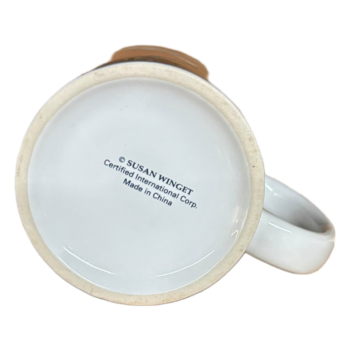 SUSAN WINGET 2-Mugs Certified Int’l Winter Coffee Tea Ceramic Holiday Cups