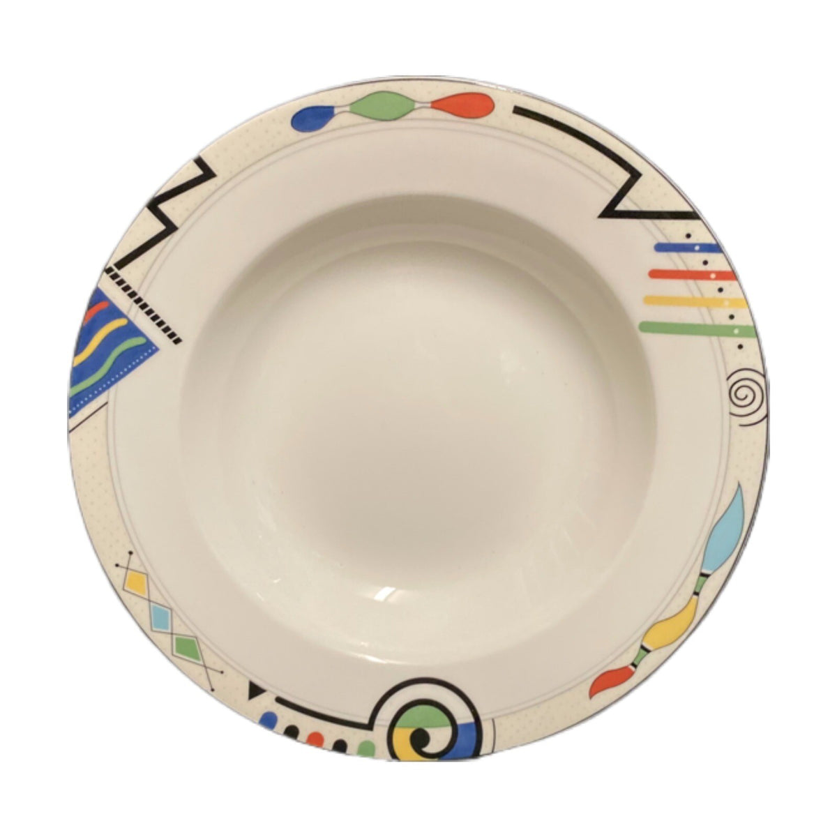 Mikasa HEADLINE 4 Rim Soup Bowls Ultimata + Super Strong Fine China HK 232