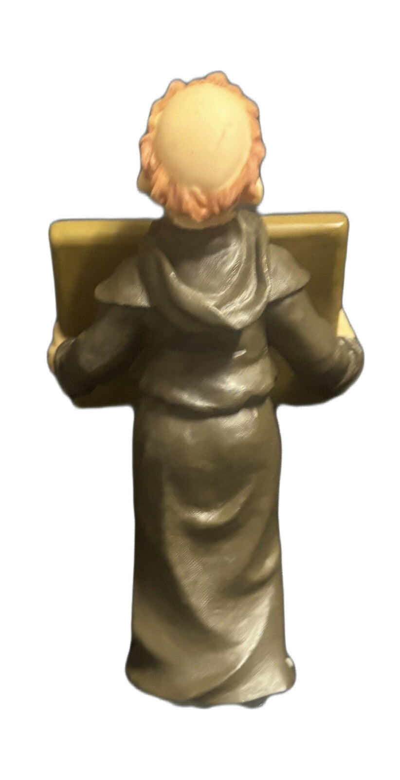 Resin Monk Sticky Note Memo Statue Holder Office Desk Kitchen Home Table Accent