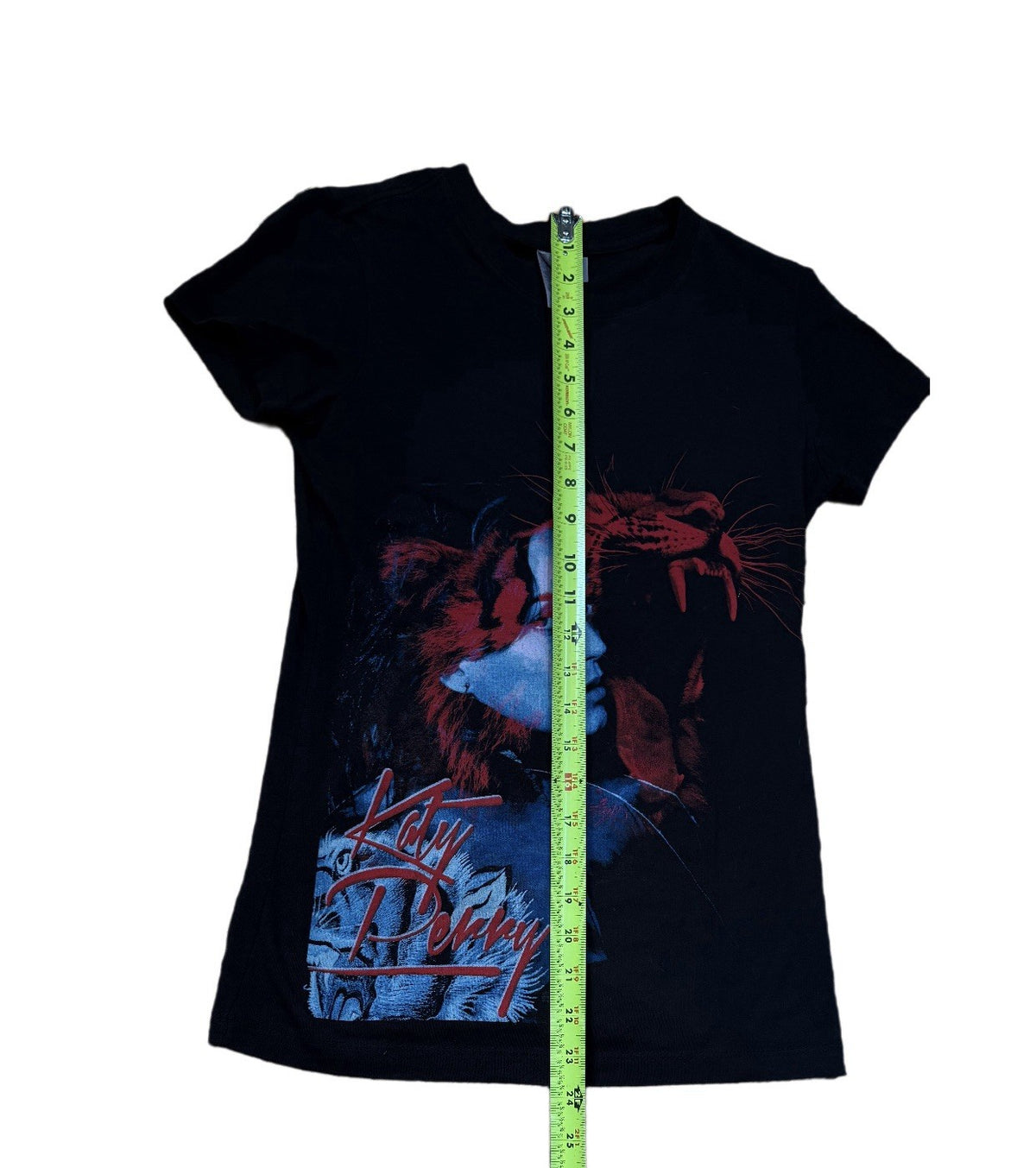Katy Perry Women’s M Graphic Concert T-Shirt Black Tiger Roar Tour Tee