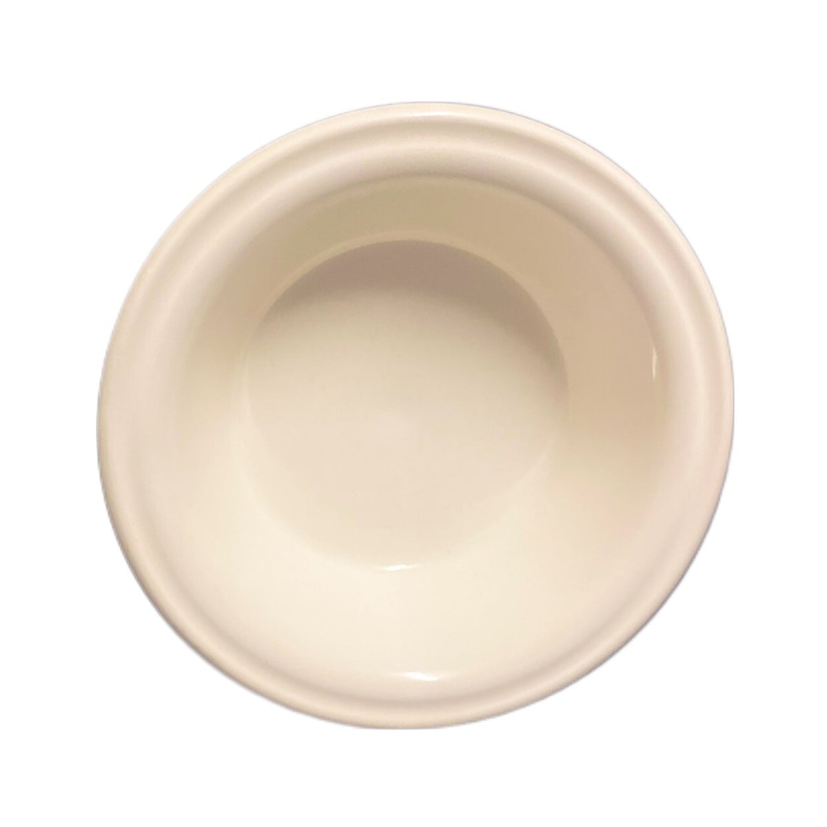 Vintage LAUFFER 2-Bowls USA Stoneware Cereal Soup Cup Cream