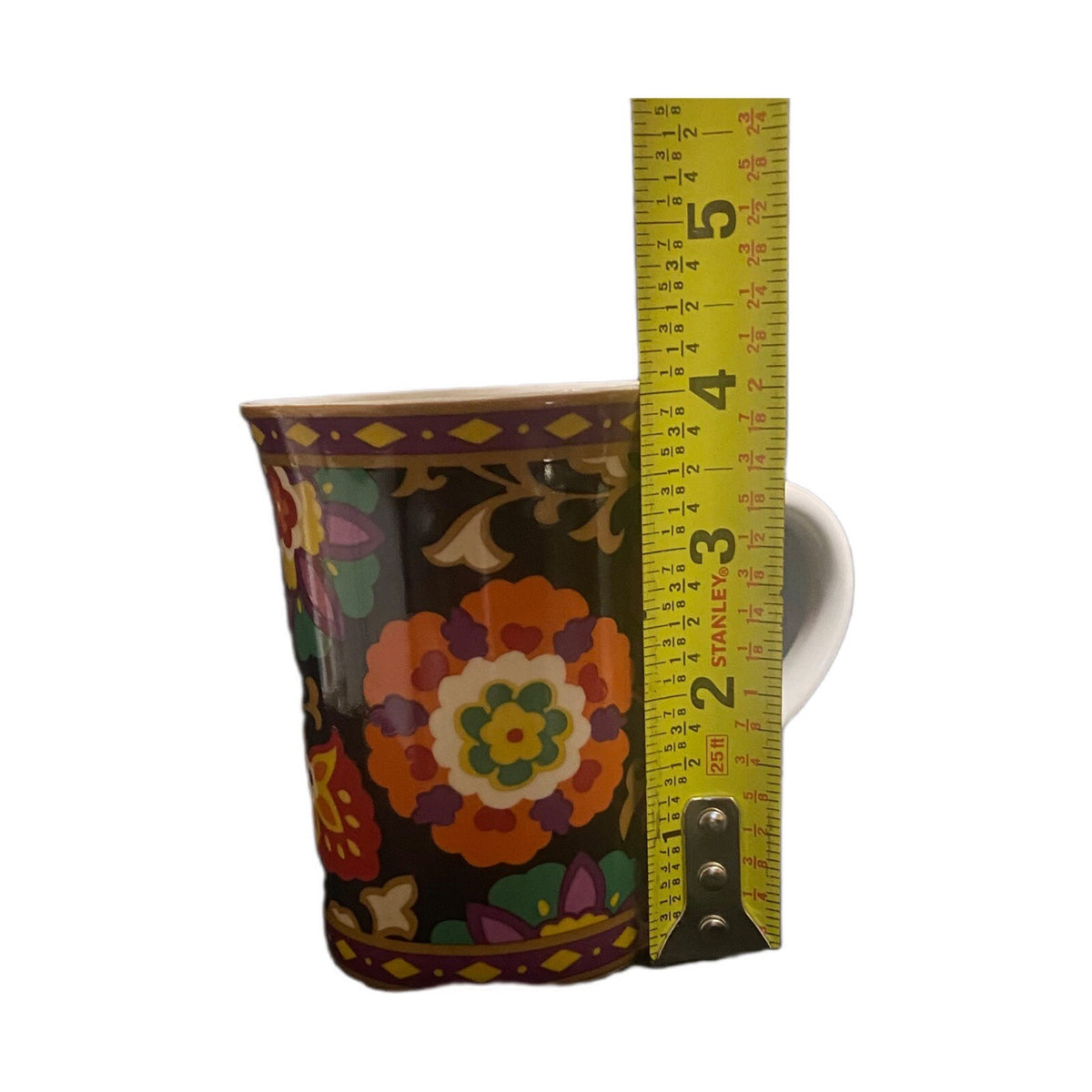Vera Bradley SUZANI Mug (N0 Lid)  8 oz Coffee Tea Cup Floral Porcelain
