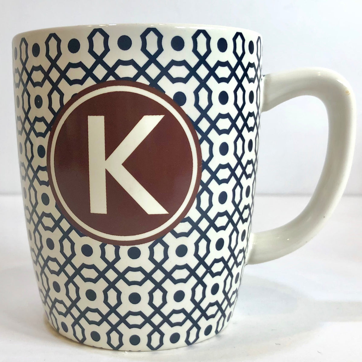 Target Stoneware Monogram Ceramic Coffee Cup Mug Personalized Letter Initial