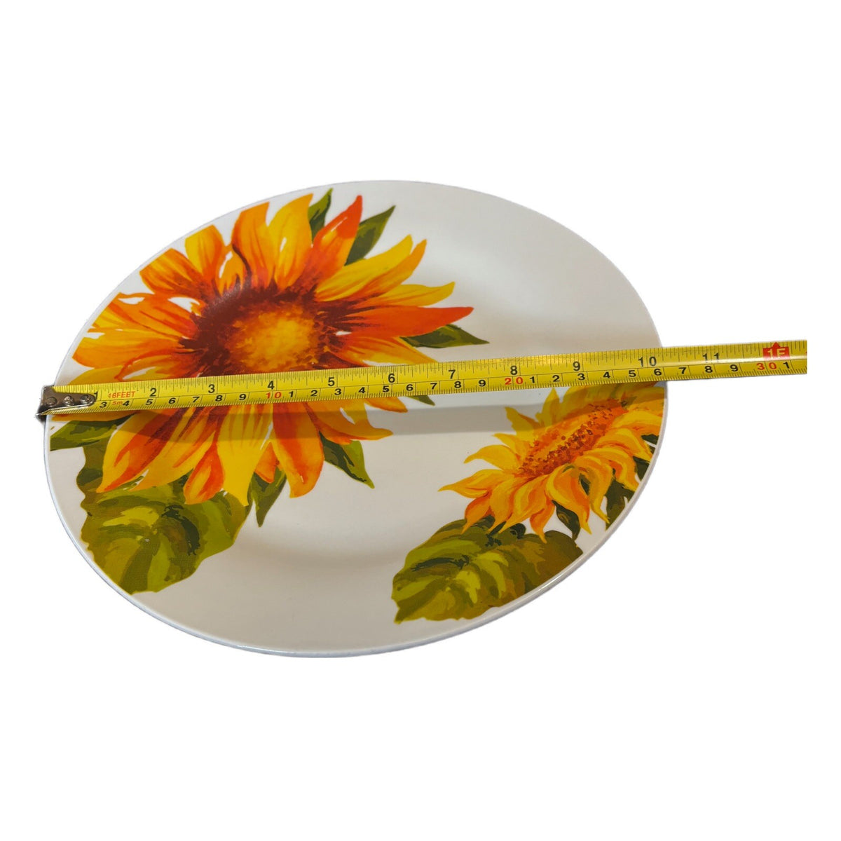 Royal Norfolk SUNFLOWER Ceramic 2-Dinner Plates Dinning Dinnerware Dishes