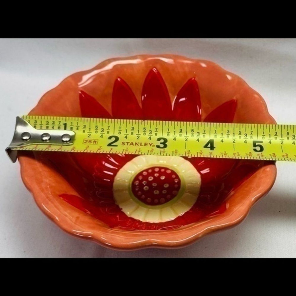 Jackie Becker 3 Cereal Bowls Certified International Accent Cup Flower Shaped