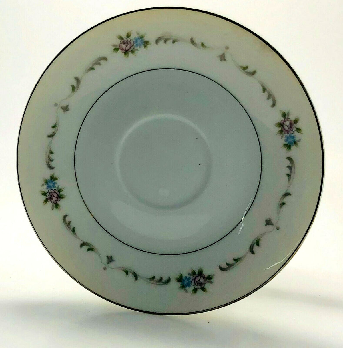Wyndham VALENCIA Fine China Japan 364 Floral Silver Trim Dinnerware Collection