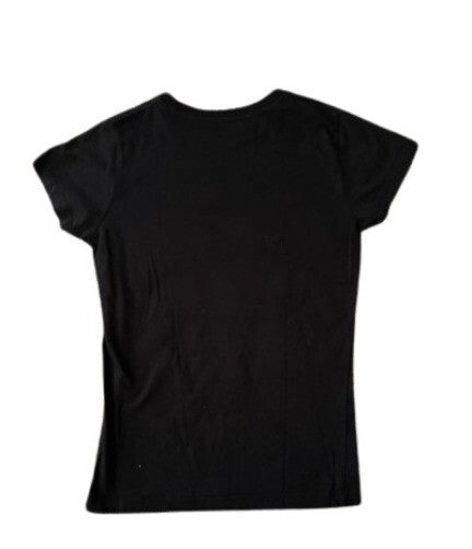 T-Shirt BEE EASY Gateway Arch Saint Louis Prints Black M. Crew Neck Black Top
