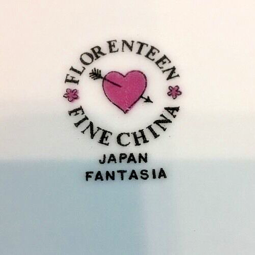 Florenteen FANTASIA Set of 4 Dinner Plates Fine China Japan Dinnerware 10 1/4" D
