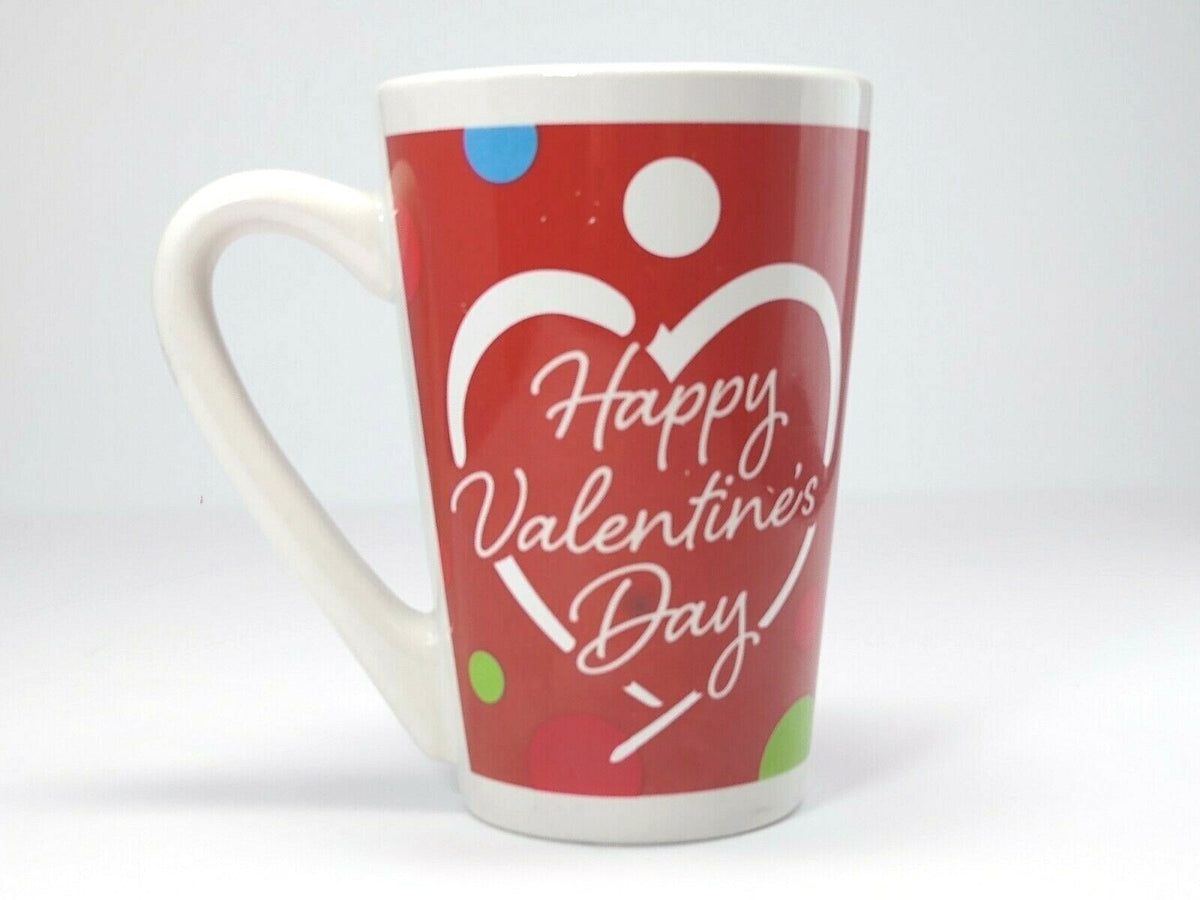 MTY INTERNATIONAL Ceramic Coffee Mug Collection  ( Love, Hearts) Valentine's Cup
