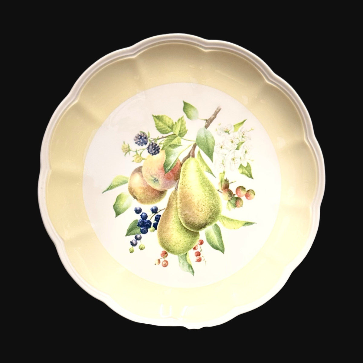 Lenox Pear Blossom Plates Set of 5 – Catherine McClung Orchard in Bloom 11” D