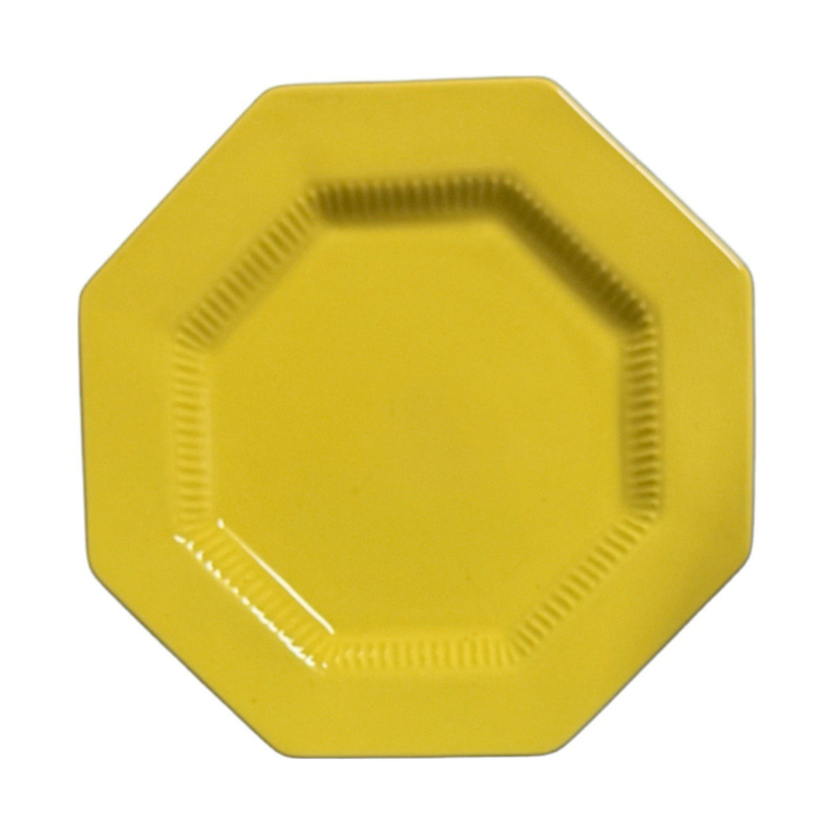 Nikko Daffodil Octagonal Salad Plates Set of 4 8 1/2” Yellow Japan