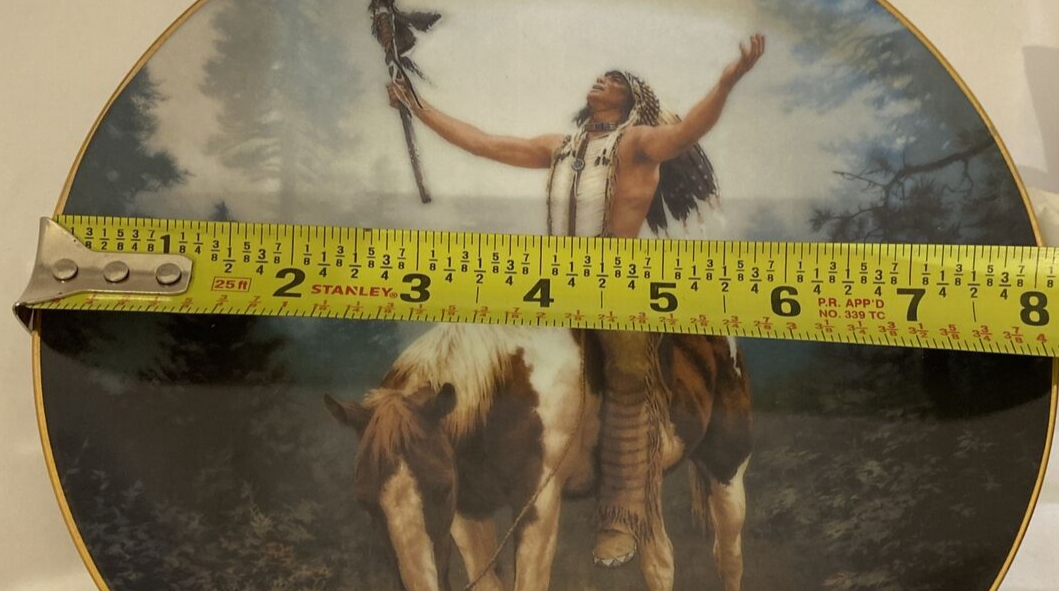Deliverance Mystic Warriors Chuck Ren Native American Hamilton Collection c1992