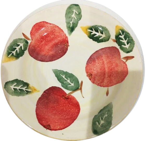 Culinary Arts Studio Set of 4 Salad Plates Hand Painted Collection Oven