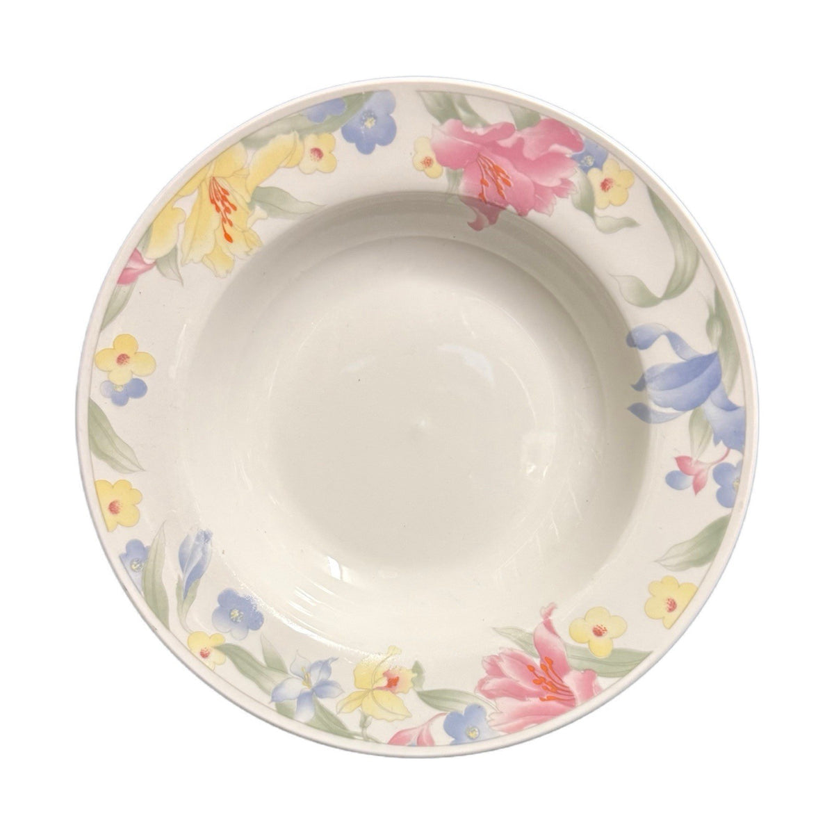 Lynns Fine China Julie  16 Pc Set Service for 4 Floral Plates Bowls Cups Vintage