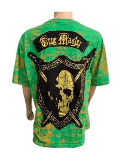 Mecca T-Shirt True Master Men Athletic Green Crew Neck L