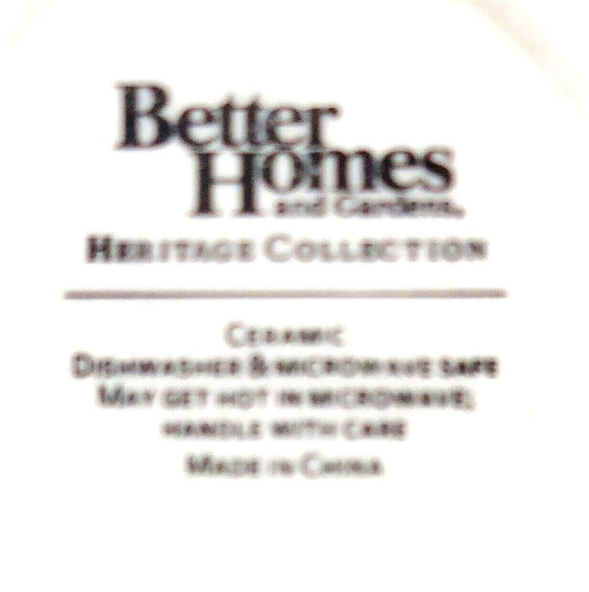 Better Homes & Gardens Heritage Collection Ceramic Coffee Mug Tea Cup