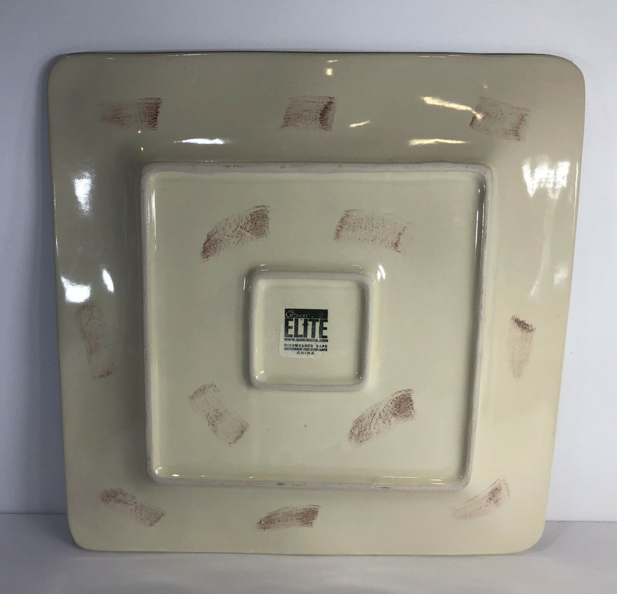 Gibson Elite "RHAPSODY" Dinnerware Collection Oven Safe