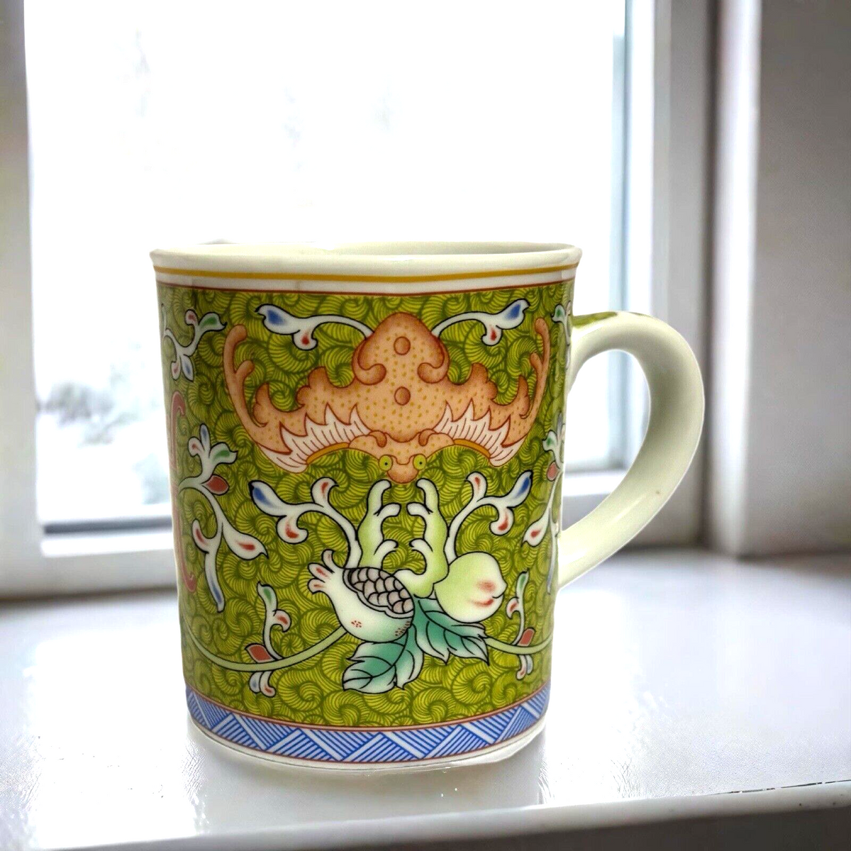 Rare CHINESE Mug Ceramic Coffee Tea Cup