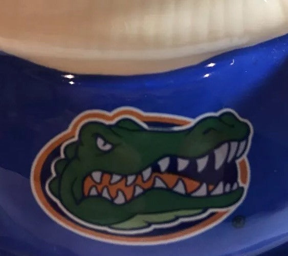 Mud Pie Gators Piggy Coin Savings Bank Collectible Hand-Crafted Ceramic